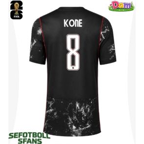 Kanada Ismael Kone #8 Bortatröja Kvinnor VM 2026 Kortärmad